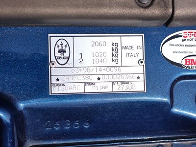 Lot 146 - 2006 Maserati Gransport MC Victory (4.2 litre)