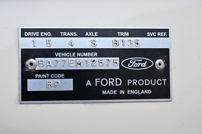 Lot 121 - 1965 Ford Cortina Mk. I 1500 GT