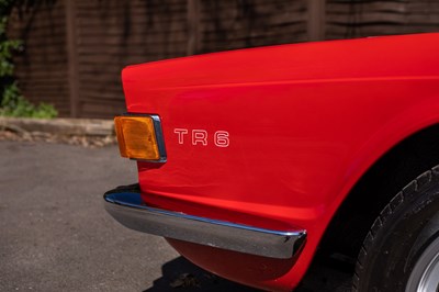 Lot 133 - 1972 Triumph TR6