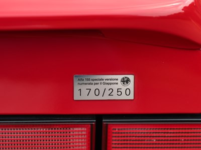 Lot 254 - 1998 Alfa Romeo 155 V6 Final Edition