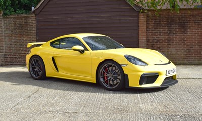 Lot 219 - 2021 Porsche 718 Cayman GT4