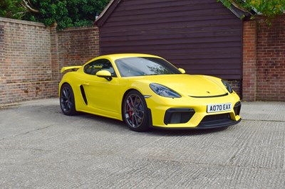 Lot 219 - 2021 Porsche 718 Cayman GT4