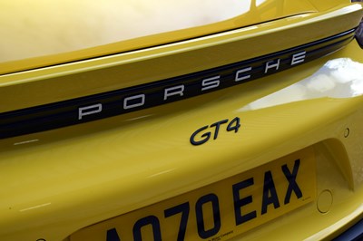 Lot 219 - 2021 Porsche 718 Cayman GT4