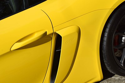 Lot 219 - 2021 Porsche 718 Cayman GT4