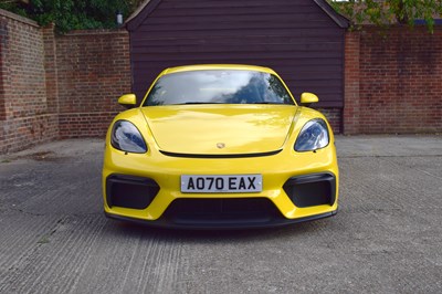 Lot 219 - 2021 Porsche 718 Cayman GT4