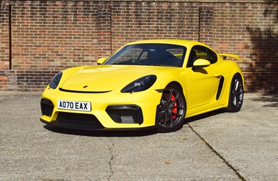 Lot 219 - 2021 Porsche 718 Cayman GT4