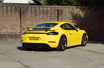 Lot 219 - 2021 Porsche 718 Cayman GT4