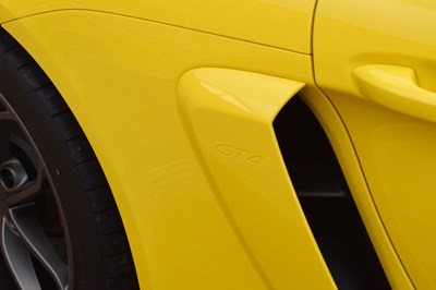 Lot 219 - 2021 Porsche 718 Cayman GT4