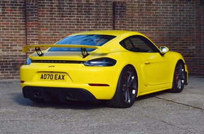 Lot 219 - 2021 Porsche 718 Cayman GT4