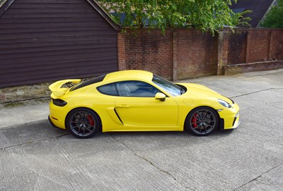 Lot 219 - 2021 Porsche 718 Cayman GT4