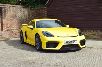 Lot 219 - 2021 Porsche 718 Cayman GT4