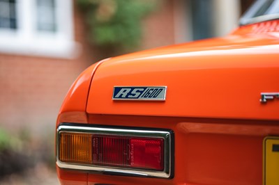 Lot 164 - 1974 Ford Escort RS1600 Mk. I
