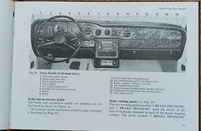 Lot 11 - Rolls Royce Silver Shadow II and Bentley T2 Owner's Handbook