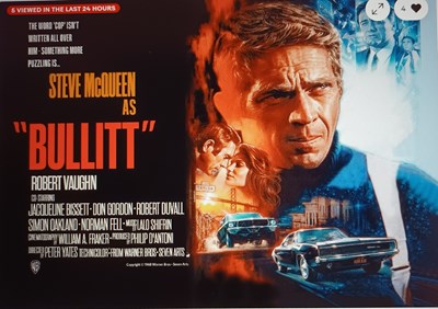 Lot 14 - Steve McQueen Bullitt Posters