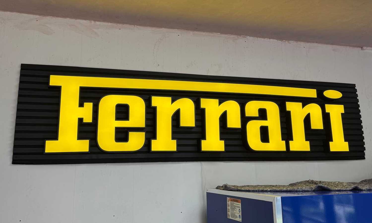 Lot 20 - Ferrari Showroom Sign