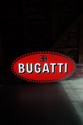 Lot 19 - Bugatti Showroom Sign