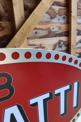 Lot 19 - Bugatti Showroom Sign