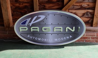 Lot 18 - Pagani Showroom Sign