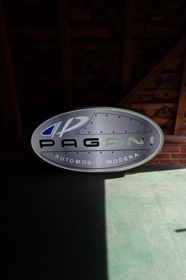 Lot 18 - Pagani Showroom Sign