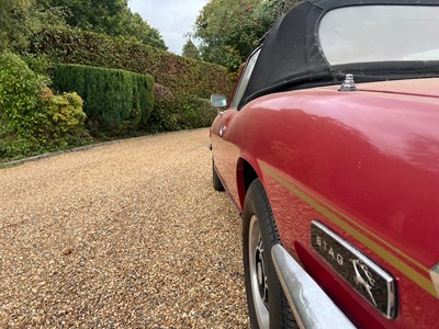 Lot 278 - 1976 Triumph Stag 'Barn Find'