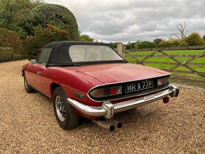 Lot 278 - 1976 Triumph Stag 'Barn Find'