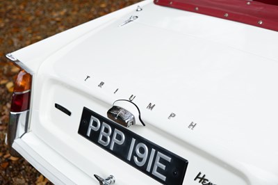 Lot 121 - 1967 Triumph Herald Convertible
