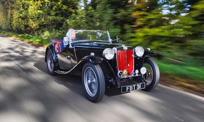 Lot 202 - 1947 MG TC ex-Police car