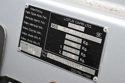 Lot 177 - 1990 Lotus Esprit Turbo SE