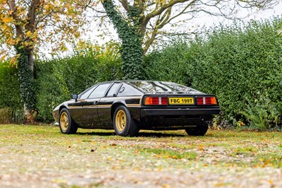 Lot 235 - 1979 Lotus Esprit S2 JPS Commemorative Edition