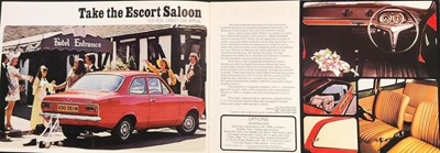 Lot 66 - Ford Escort Brochure 1970s Sale Catalogue