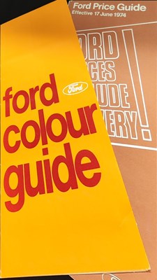 Lot 66 - Ford Escort Brochure 1970s Sale Catalogue