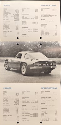Lot 67 - TVR ‘M’ Series Sales Folder
