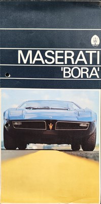 Lot 72 - Maserati ‘Bora’ Sales Brochure