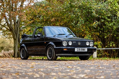 Lot 118 - 1993 Volkswagen Golf GTi Cabriolet Sportline Edition
