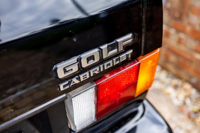 Lot 118 - 1993 Volkswagen Golf GTi Cabriolet Sportline Edition