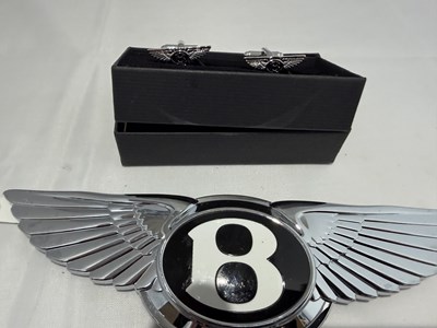 Lot 82 - Bentley Badges and Cufflinks