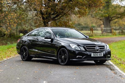 Lot 288 - 2010 Mercedes-Benz E500 Coupé