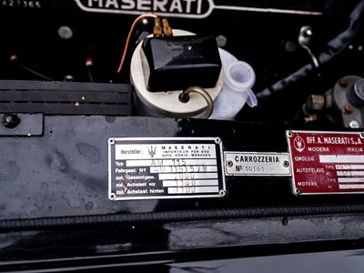 Lot 190 - 1970 Maserati Ghibli 4.7 Spyder Campana