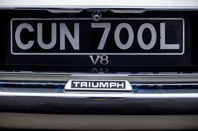 Lot 139 - 1972 Triumph Stag