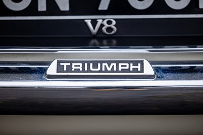 Lot 139 - 1972 Triumph Stag