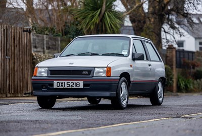 Lot 286 - 1989 Vauxhall Nova SR
