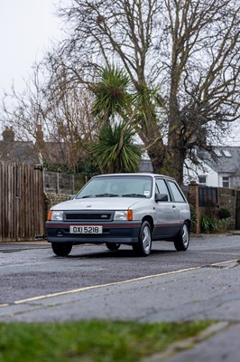 Lot 286 - 1989 Vauxhall Nova SR