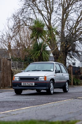 Lot 286 - 1989 Vauxhall Nova SR
