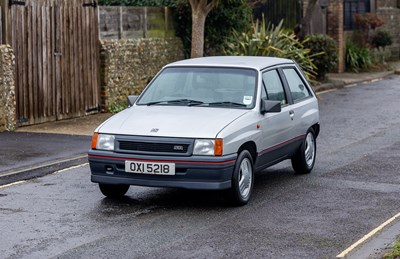 Lot 286 - 1989 Vauxhall Nova SR