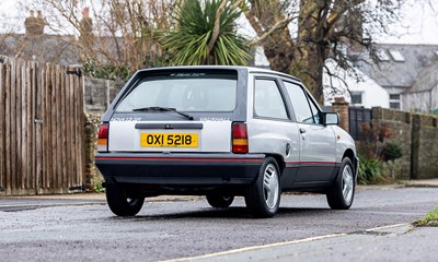 Lot 286 - 1989 Vauxhall Nova SR