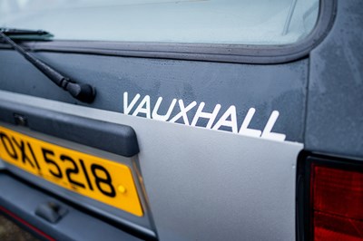 Lot 286 - 1989 Vauxhall Nova SR