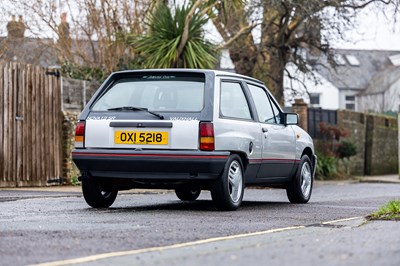 Lot 286 - 1989 Vauxhall Nova SR