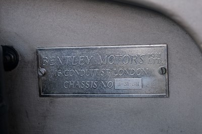 Lot 267 - 1934 Bentley 3½ Litre Vanden Plas style Tourer