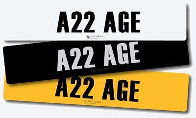 Lot 16 - Registration A22 AGE