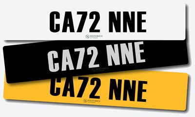 Lot 53 - Registration CA72 NNE